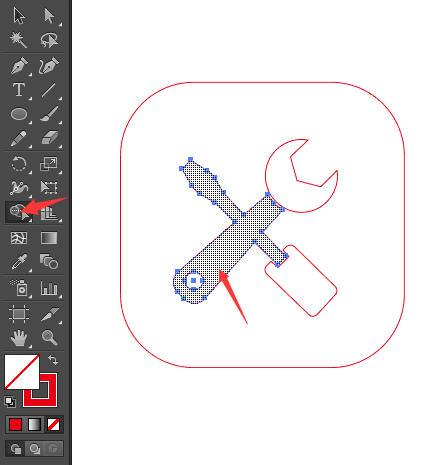维修费图标怎么用AI设计出来