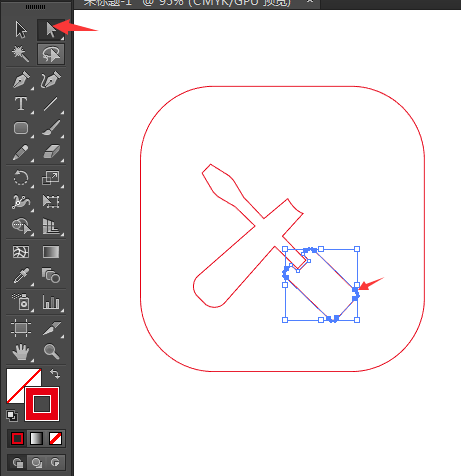 维修费图标怎么用AI设计出来
