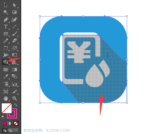 水费图标怎么用AI设计出来