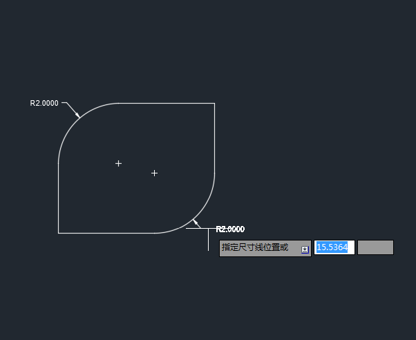 CAD圆角标注怎么使用