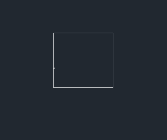 怎么用CAD快速把四条不相交线合成矩形