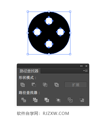 用AI差集怎么进行对象挖空