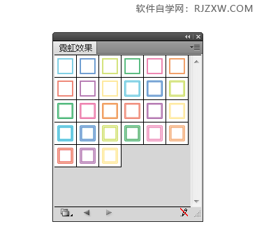 AI霓虹效果面板在哪里打开