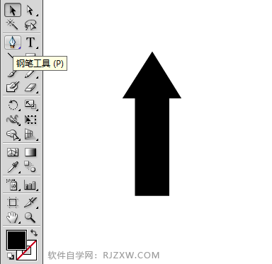 外箱向上图标怎么用AI设计