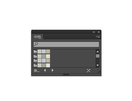 AI怎么打开中性色板库