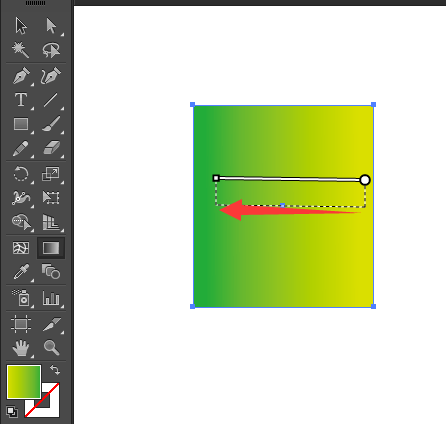 AI渐变颜色怎么调方向