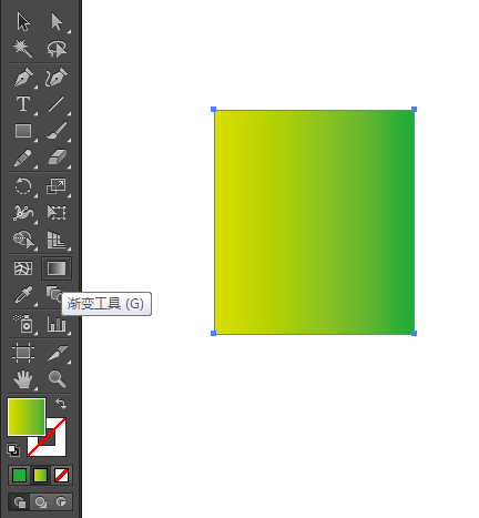 AI渐变颜色怎么调方向