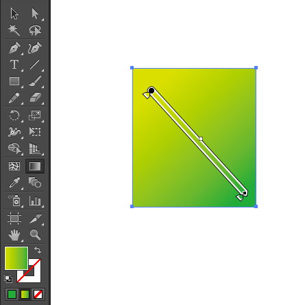 AI渐变颜色怎么调方向