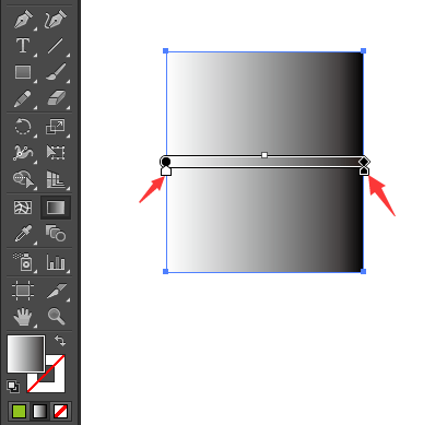 AI渐变工具怎么填充渐变颜色