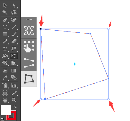 AI自由扭曲工具怎么使用介绍