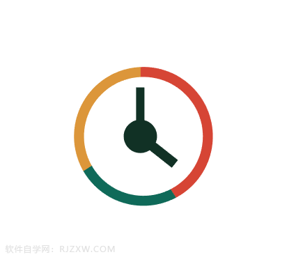 AI绘制时钟UI图标