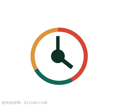 AI绘制时钟UI图标