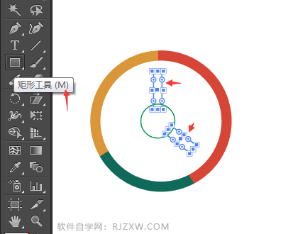 AI绘制时钟UI图标