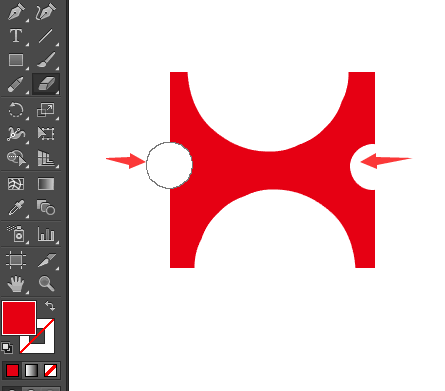 ai橡皮擦怎么调大小