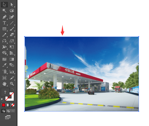 AI怎么锁定背景图片对象