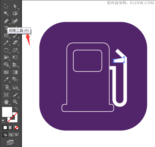 AI怎么设置油站图标教程