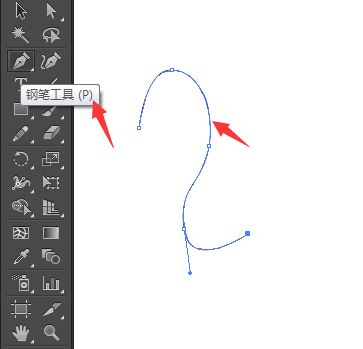 ai添加锚点工具怎么给路径增加锚点