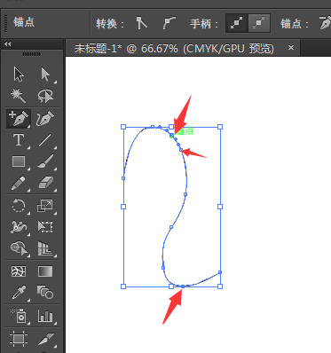 ai添加锚点工具怎么给路径增加锚点