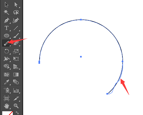 Ai路径橡皮擦工具的使用方法