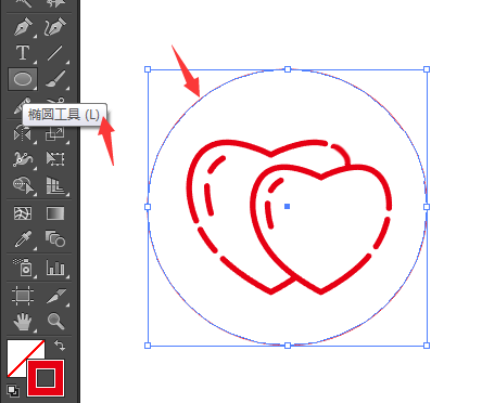相亲交友图标怎么AI设计教程