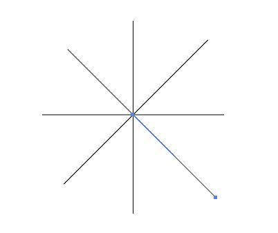 AI怎么画直线或斜线