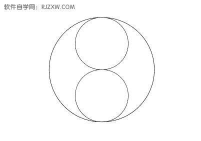 ai剪刀工具怎么制作八卦图