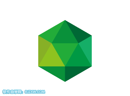 AI制作多边形几何标志教程