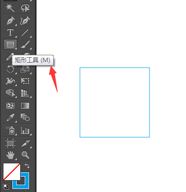 AI怎么画出来的矩形没有颜色解决大全