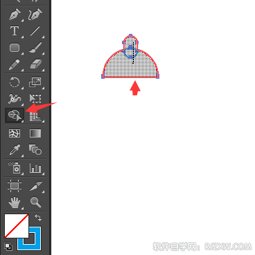 儿童奶瓶图标怎么用AI画出来