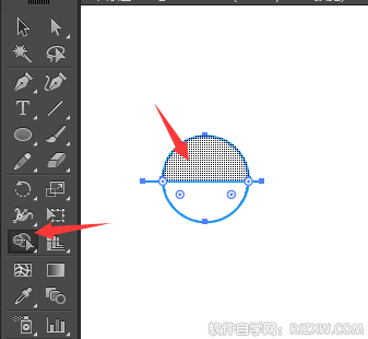 儿童奶瓶图标怎么用AI画出来