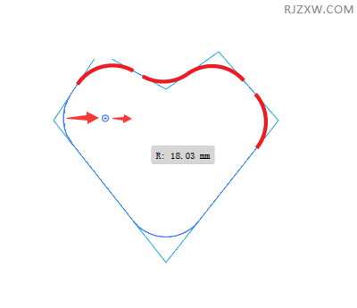 ai直接选择工具拉圆角的方法
