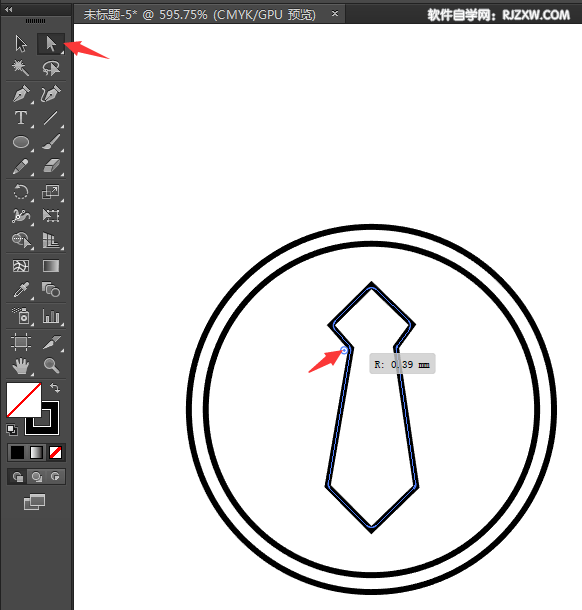 男士可用图标怎么用AI画出来