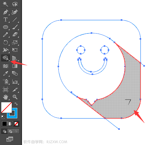 有我app图标怎么用AI软件画出来