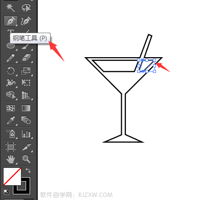 怎么用AI画出饮料水杯简笔画呢？