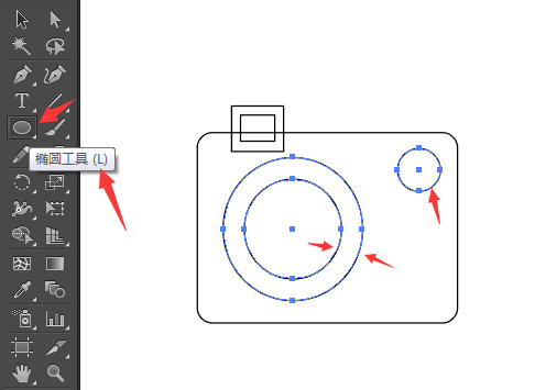 简笔画相机怎么用AI画出来