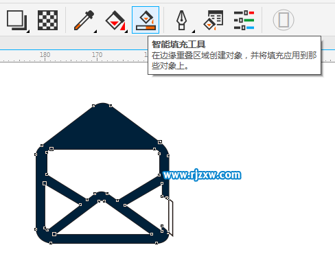 CDRX8制作写邮箱的图标教程