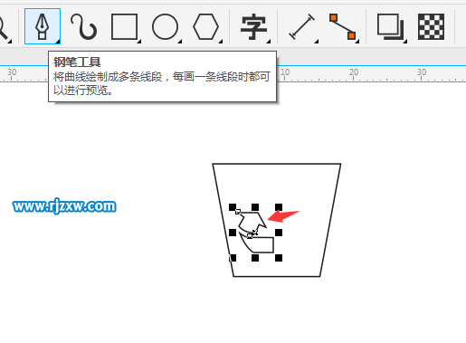 回收图标垃圾桶怎么画出来