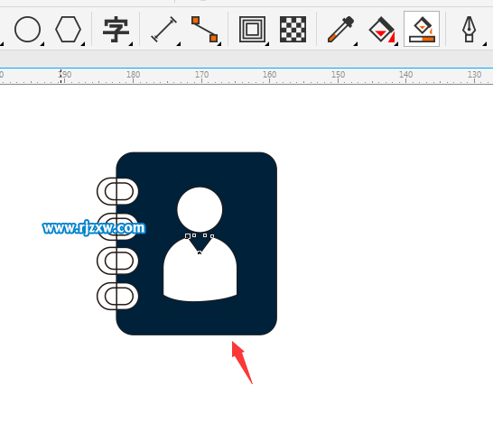 CDR制作用户通讯录图标教程