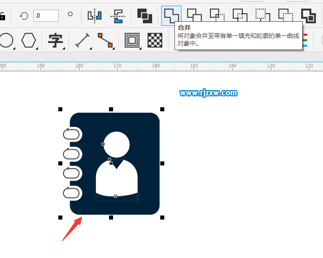 CDR制作用户通讯录图标教程