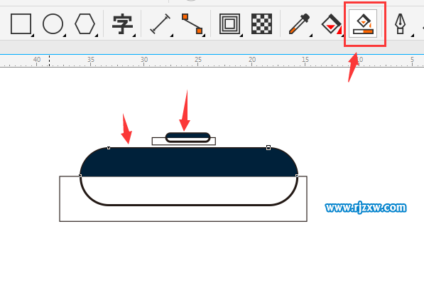垃圾箱图标怎么画出来