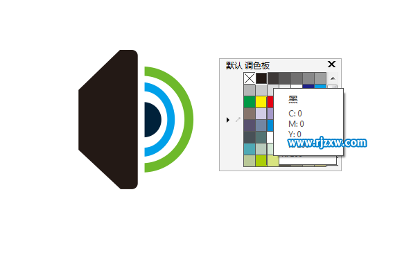 扬声器图形符号怎么设计画出来