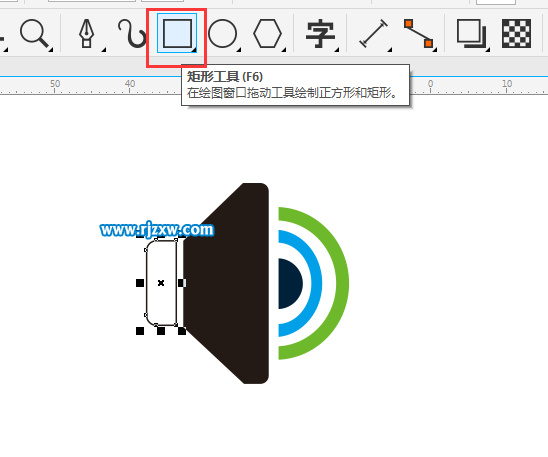 扬声器图形符号怎么设计画出来