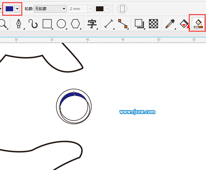 CDRX8制作手形主题的MONEY标志教程