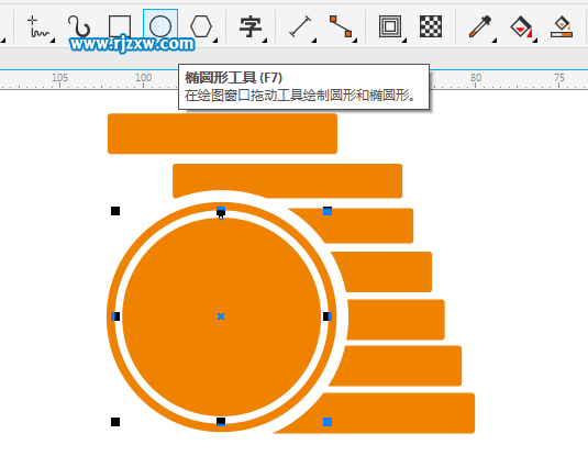 CDRX8制作钱币金币图标的教程
