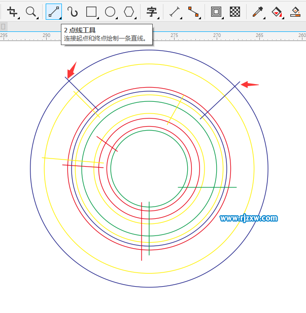 CDRX8制作360度旋转标志的方法