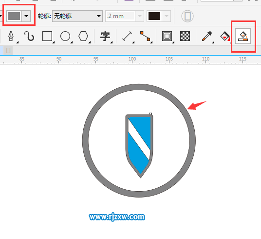 CDRX8设计别克标志图文教程
