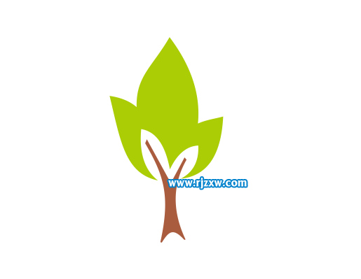 CDRX7设计小树简笔画教程