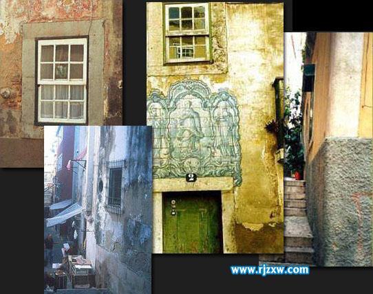 3dsMax制作陈旧的大街景象