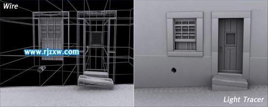 3dsMax制作陈旧的大街景象