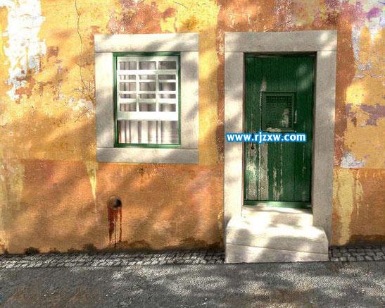 3dsMax制作陈旧的大街景象